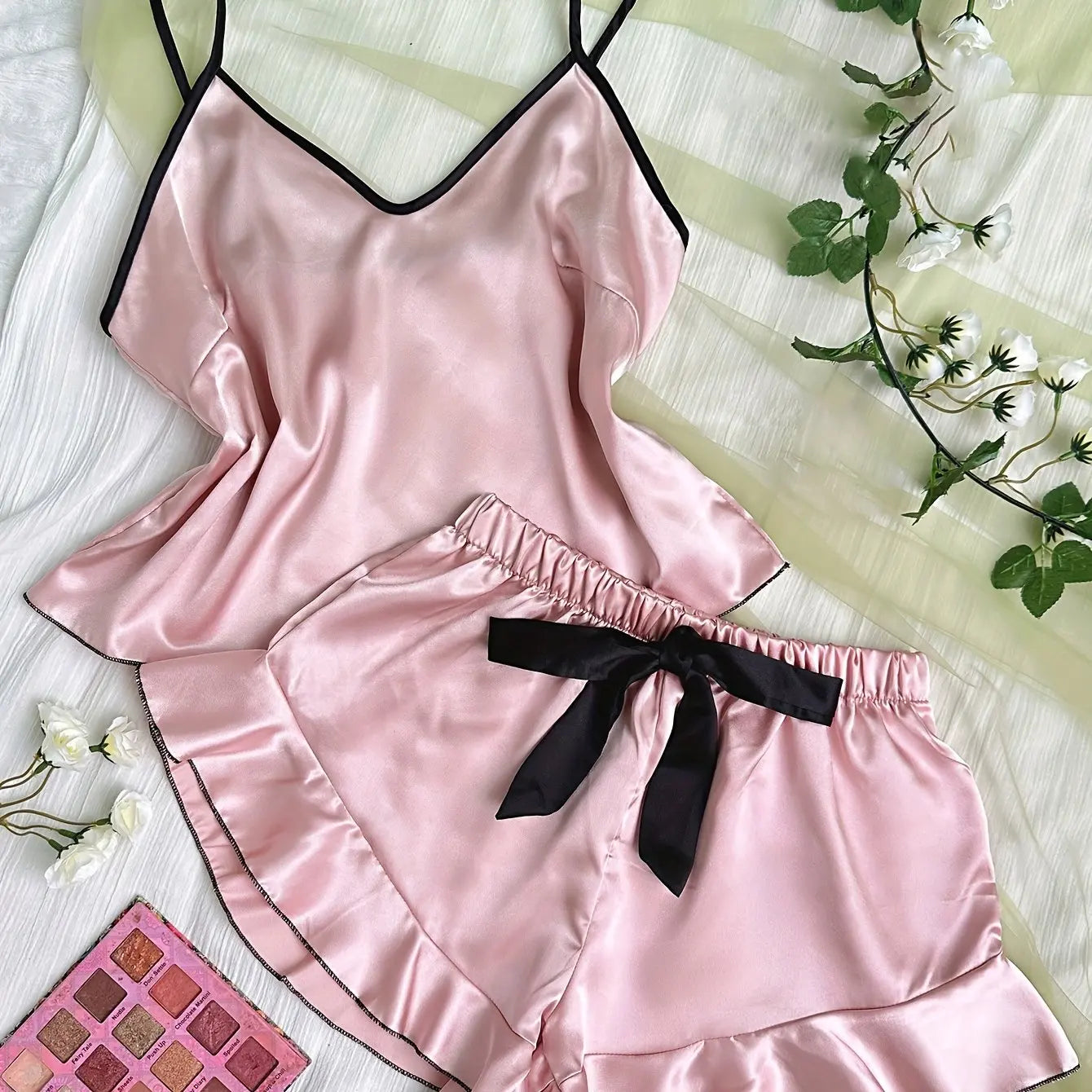Women's Smooth Satin Pajamas