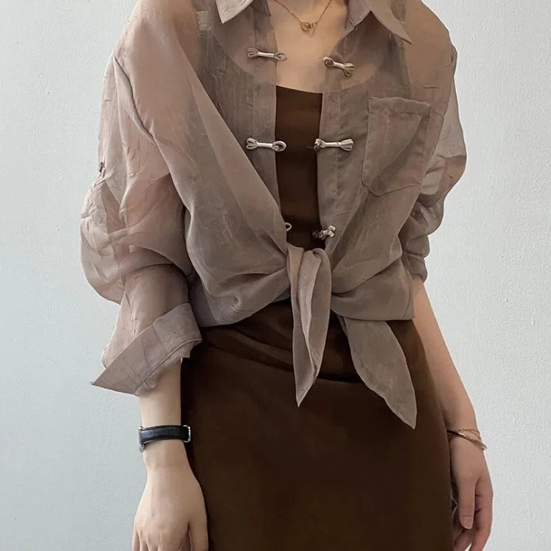 Buttoned Women Shirt