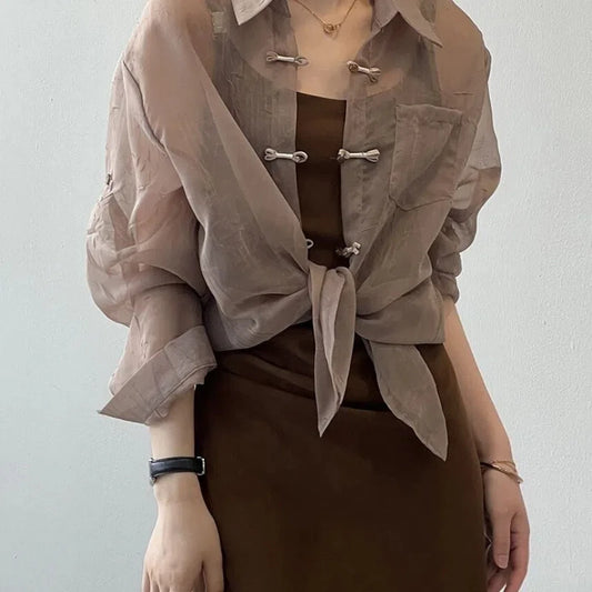 Buttoned Women Shirt