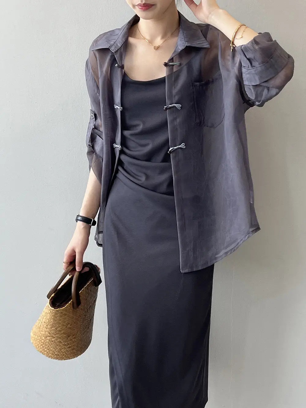 Buttoned Women Shirt