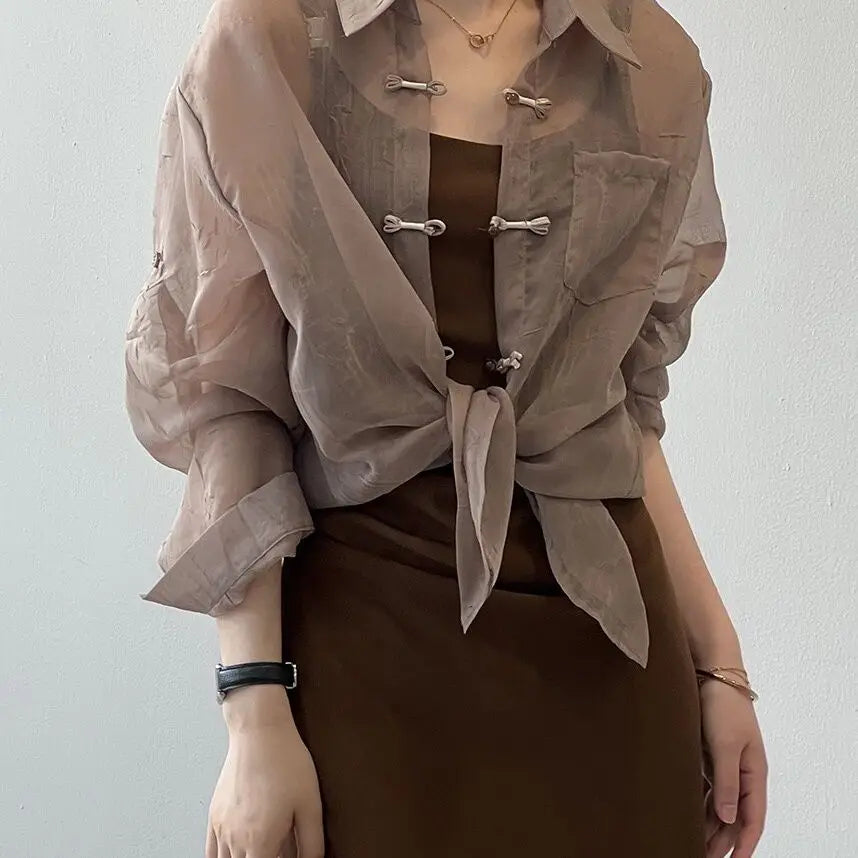 Buttoned Women Shirt