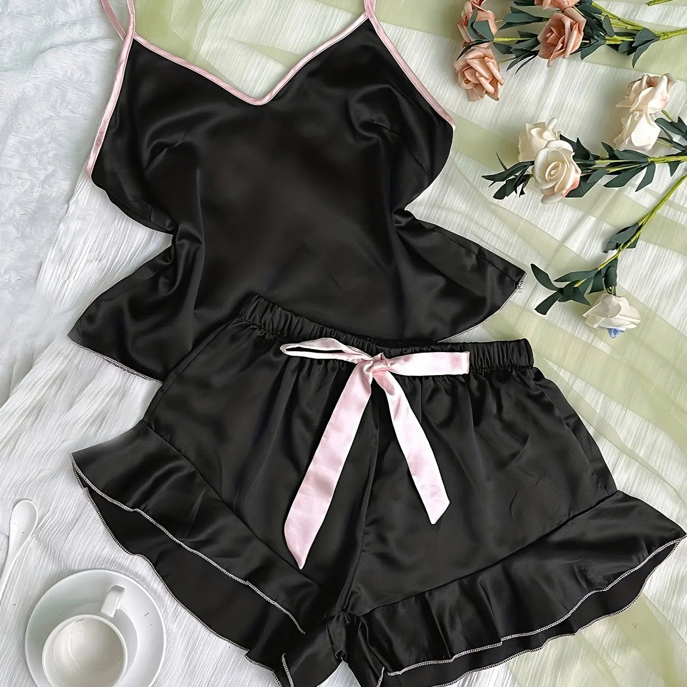Women's Smooth Satin Pajamas