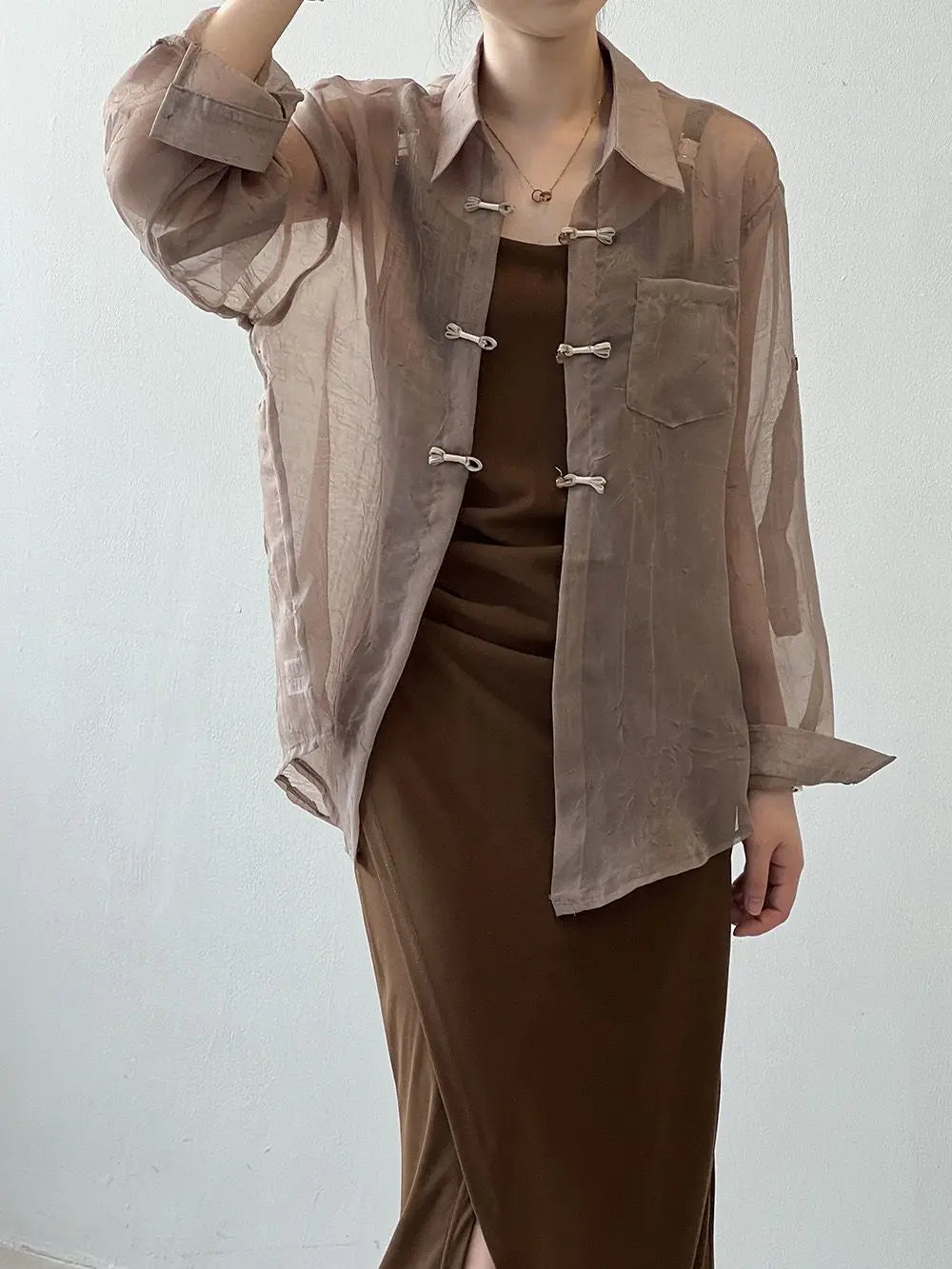 Buttoned Women Shirt