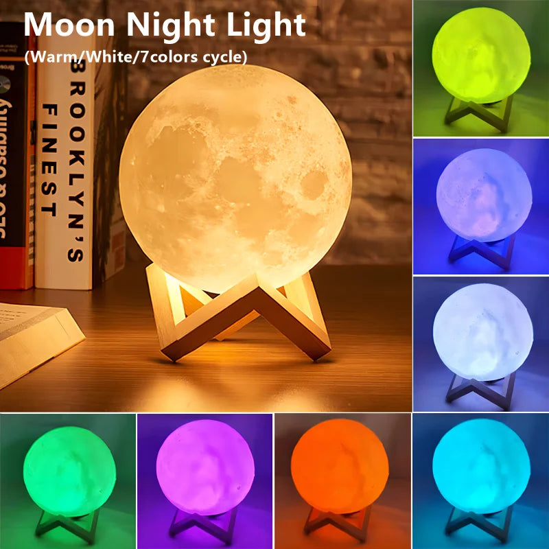 Book Light LED Moon Light